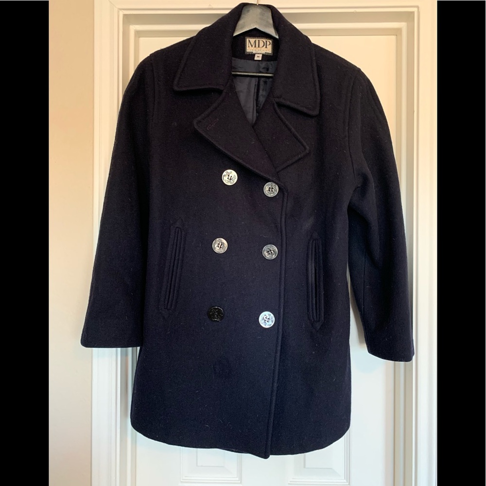Wool Navy Peacoat!